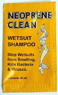 Sachet of Neoprene Clean Wetsuit Shampoo